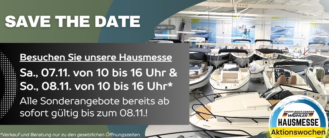 Hausmesse am 07. & 08. November 2026